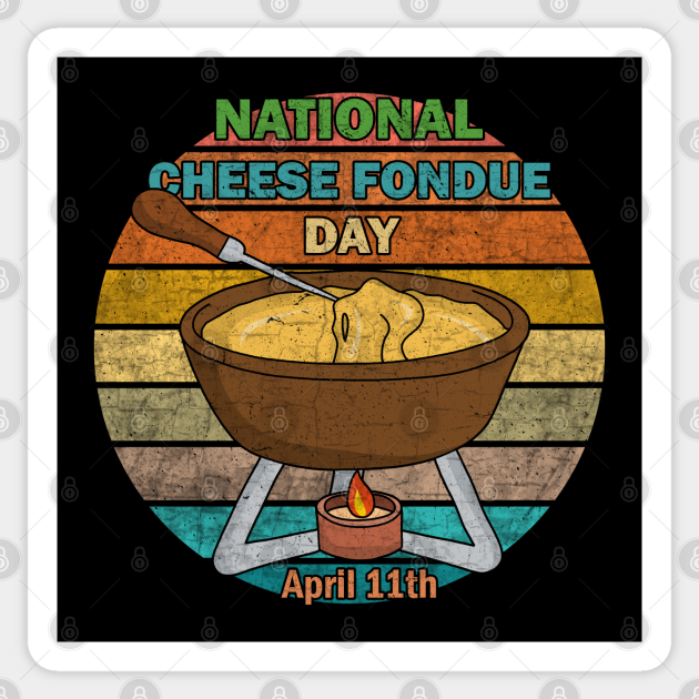 National Cheese Fondue Day National Cheese Fondue Day Sticker